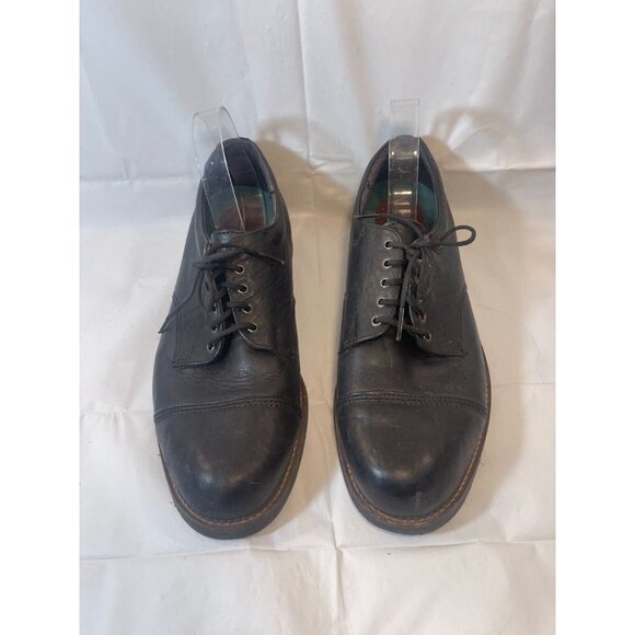 Hs Trask  Blucher LEATHER MENS OXFORDS Black BISON LEATHER H.S. TRASK SIZE 11 M - Picture 3 of 15